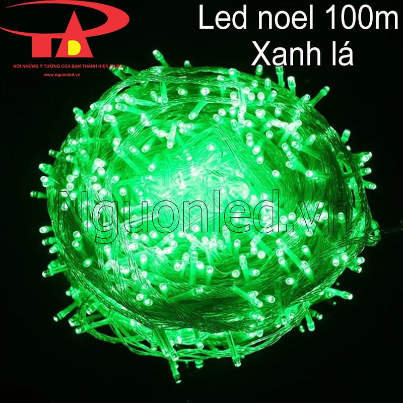 Tạo điểm nhấn ấn tượng với đèn led Noel 100m xanh lá