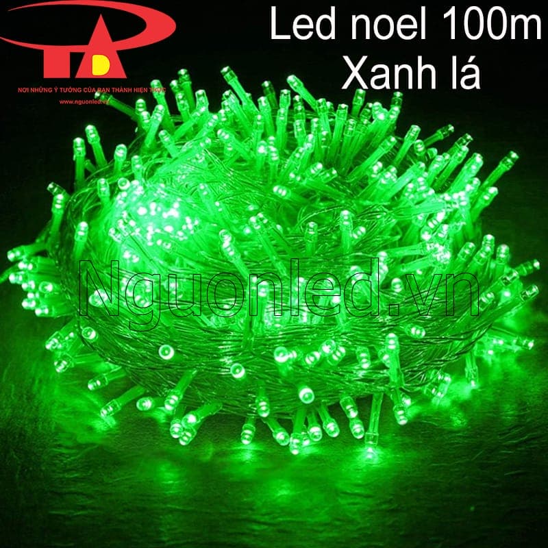 Đèn led Noel 100m xanh lá, An Đức Phát, chất lượng vượt trội.