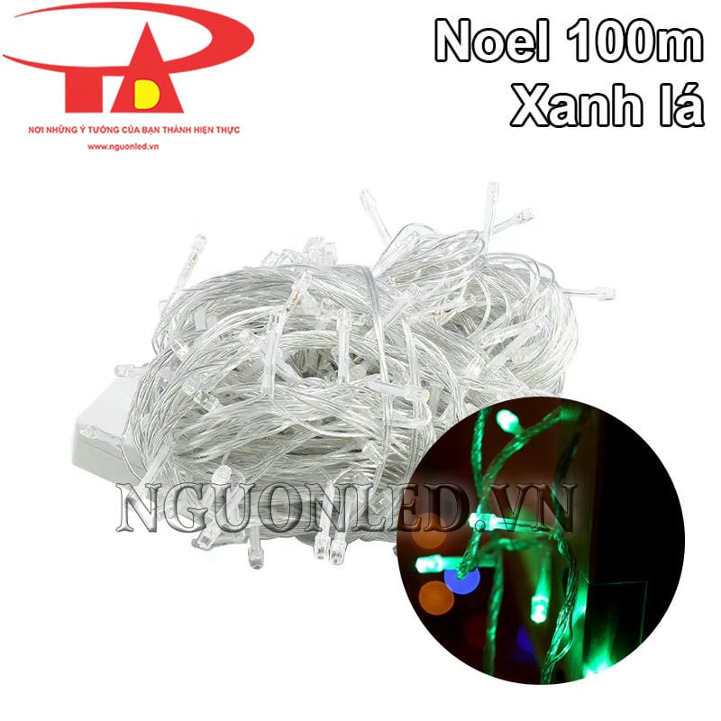 Đèn led trang trí 100m xanh lá