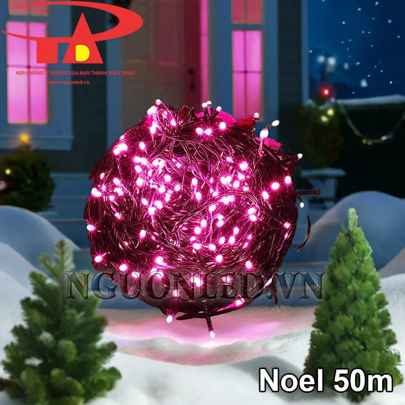 Đèn led trang trí noel 50m