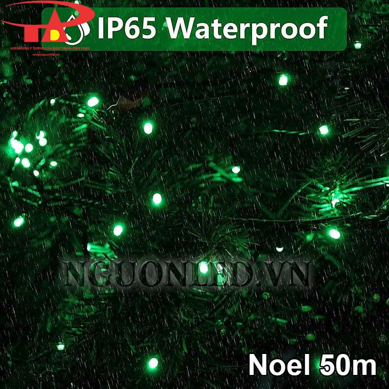 Đèn led trang trí noel xanh lá