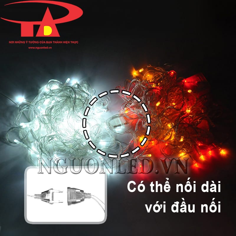 Đèn led chớp nháy trang trí noel màu đỏ loại tốt