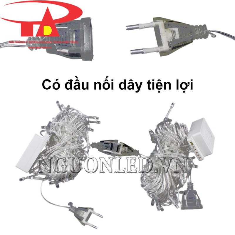 Dây led noel nháy bảy màu trang trí loại tốt