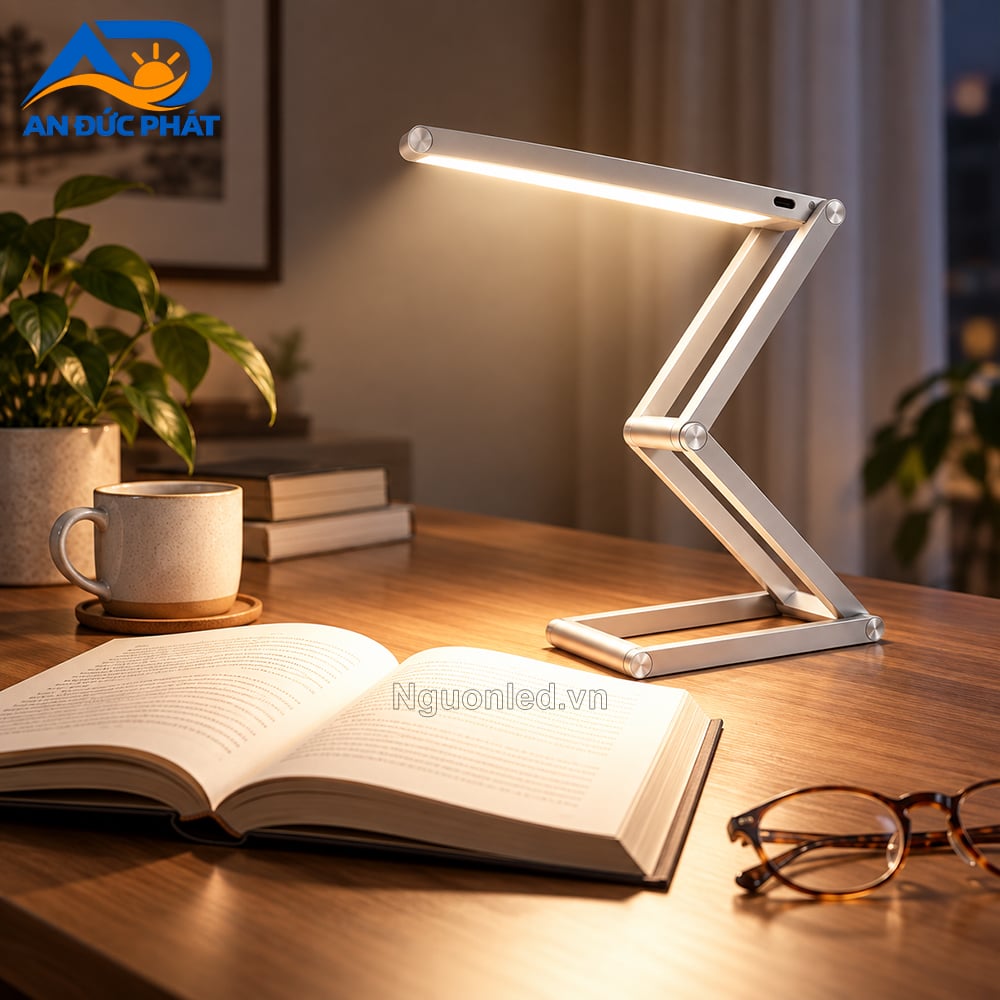 Đèn bàn học 3 chế độ ánh sáng MPE TL1S dùng để đọc sách và tài liệu