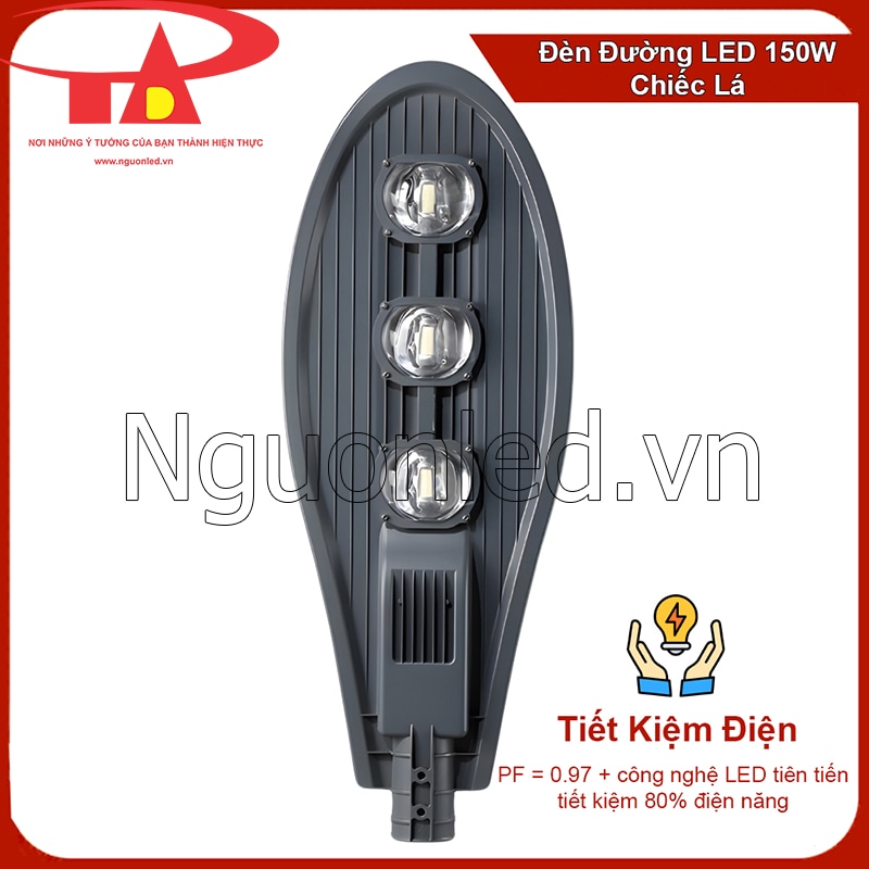 Đèn đường LED 150W hiệu suất cao giảm tiêu thụ năng lượng