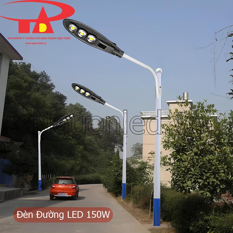 Đèn đường LED 150W chiếu sáng đường phố an toàn quang thông mạnh