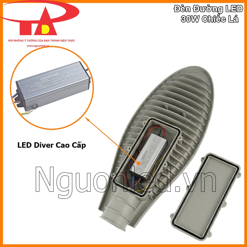 Tăng phô cao cấp ổn định điện áp cho đèn đường led chiếc lá 30W