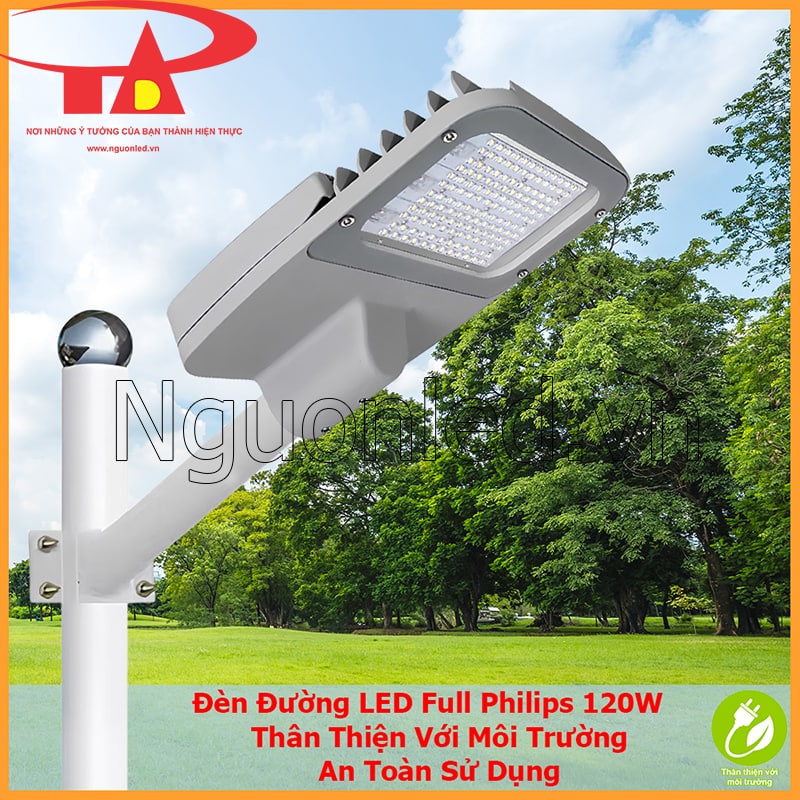 Đèn đường 120W không chứa chì, thủy ngân và tia UV