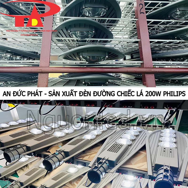 Công ty An Đức Phát cung cấp giải pháp đèn đường LED chiếc lá Philips uy tín