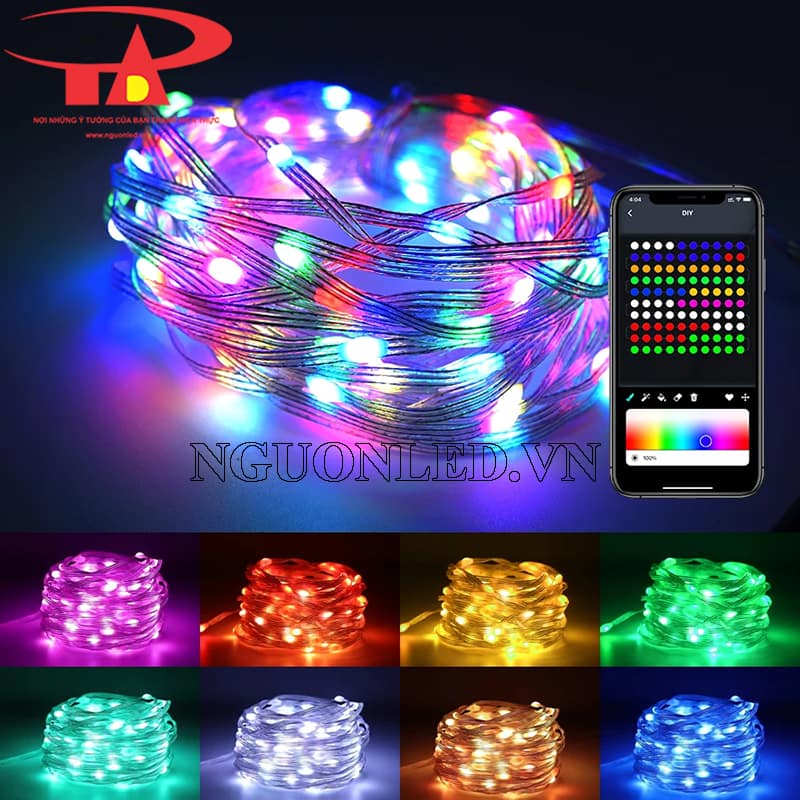 Đèn fairy light điều khiển bằng điện thoại