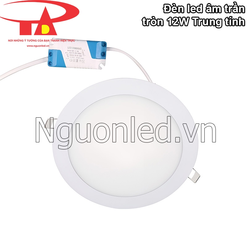 Đèn led âm trần vàng - Lắp đặt dễ dàng, tiện lợi.