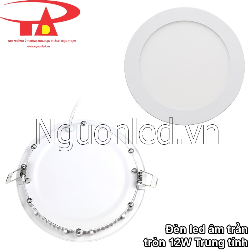 Đèn led âm trần vàng - thiết kế siêu mỏng, hiện đại