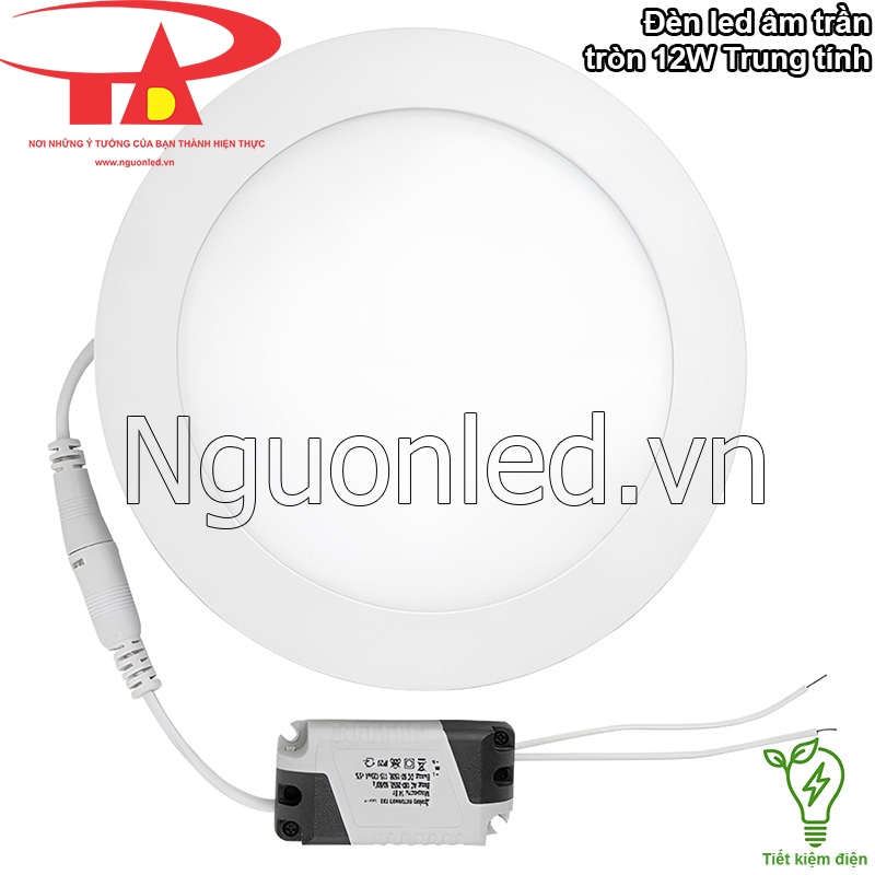 Đèn downlight 12W vàng - Tiết kiệm chi phí điện năng