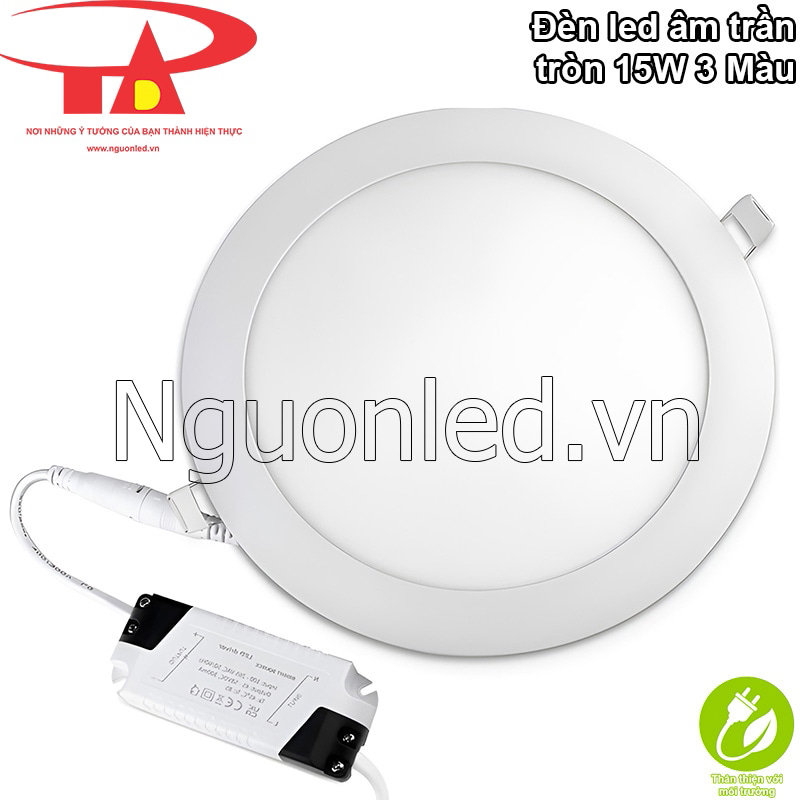 Đèn led 3 màu 15W - Thân thiện với môi trường