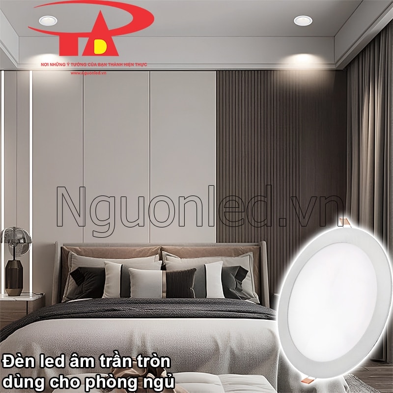 Đèn downlight 15W trung tính cho phòng ngủ