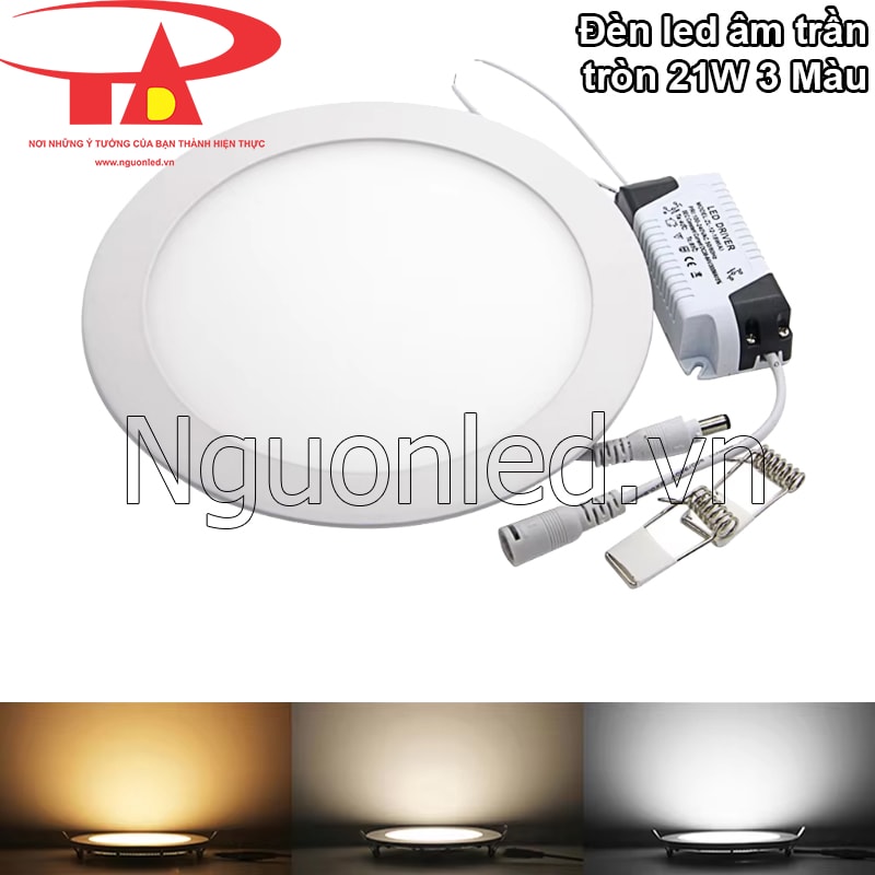 Bóng đèn led 3 màu, lắp đặt dễ dàng, nhanh chóng