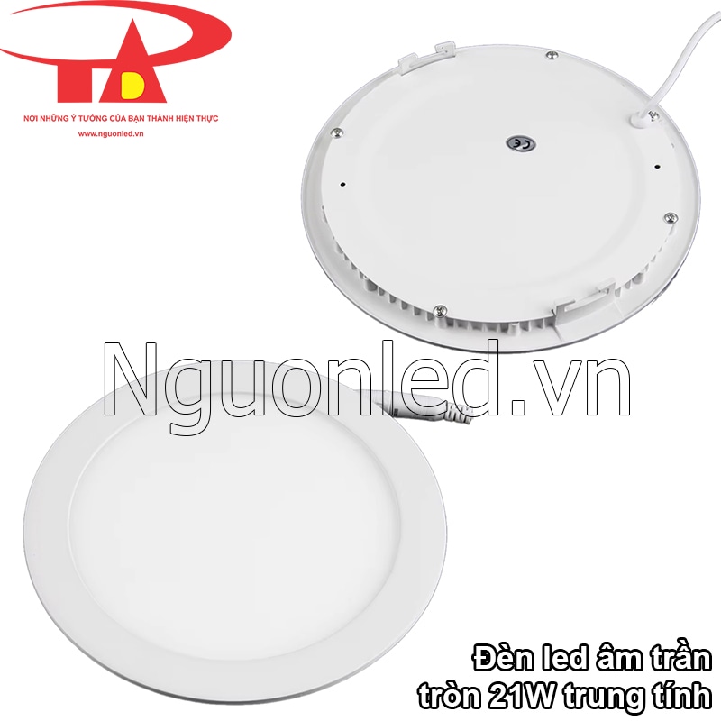 Led âm trần trung tính, thiết kế siêu mỏng, tinh tế