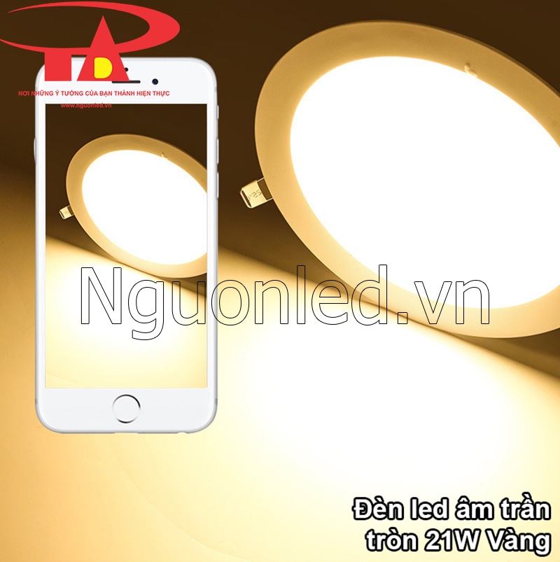 Đèn led trần nhà màu vàng, không nhấp nháy, bảo vệ mắt