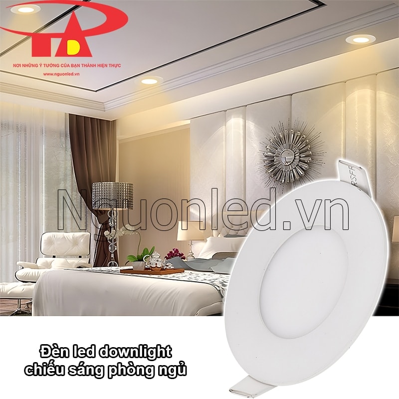 Chiếu sáng phòng ngủ dịu nhẹ với đèn led 3W vàng