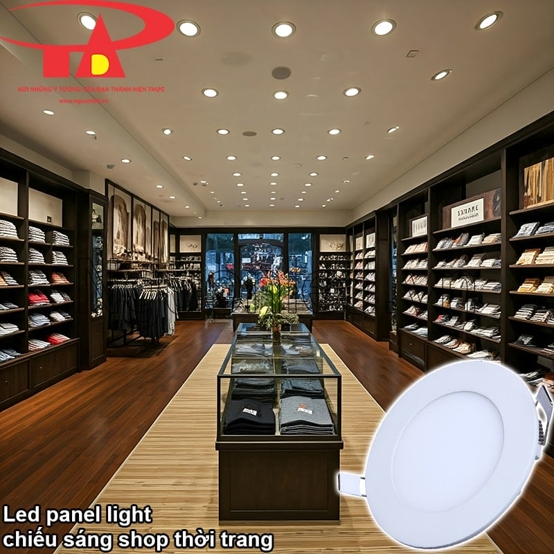 Nâng tầm shop thời trang với đèn led âm trần 3 chế độ 4W