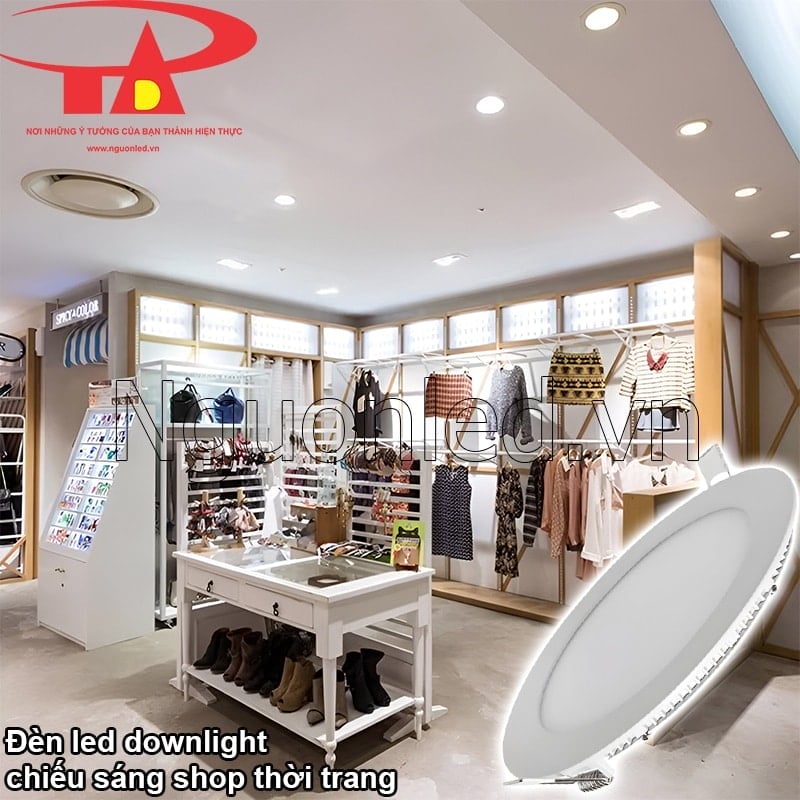 Shop thời trang: Tăng sức hút với ánh sáng hoàn hảo