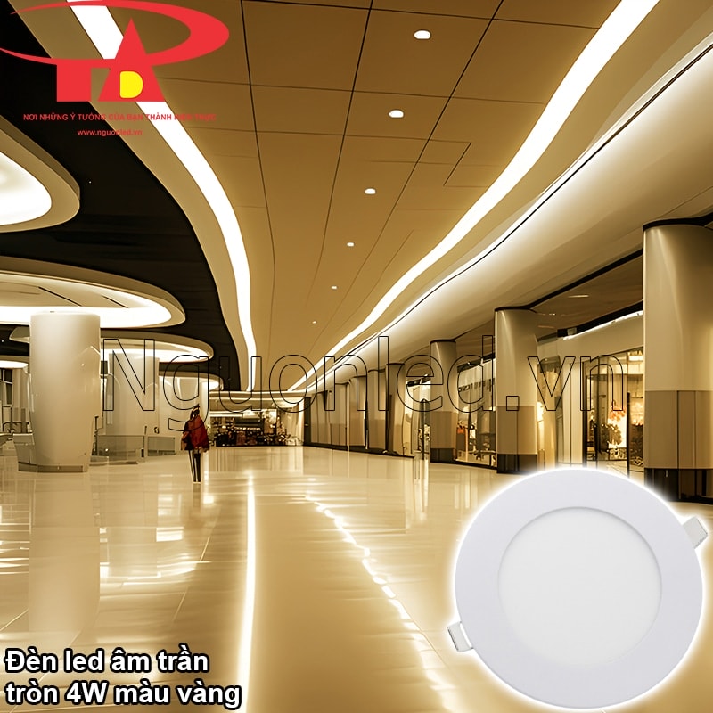 Chiếu sáng trung tâm thương mại hiệu quả với đèn downlight 4W