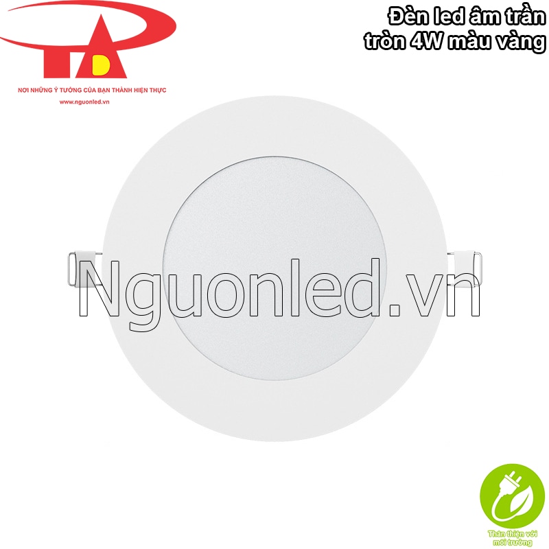 Đèn led âm trần tròn 6W thân thiện với môi trường