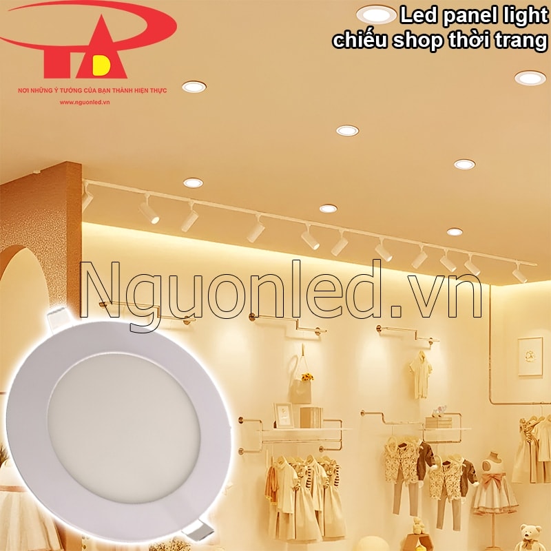 Nâng tầm shop thời trang với đèn led âm trần 4W màu vàng