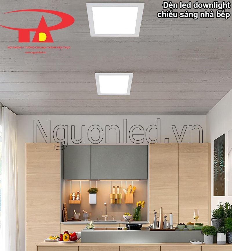 Đèn led panel 300x300 cho phòng bếp sáng sủa, tiện nghi nấu nướng