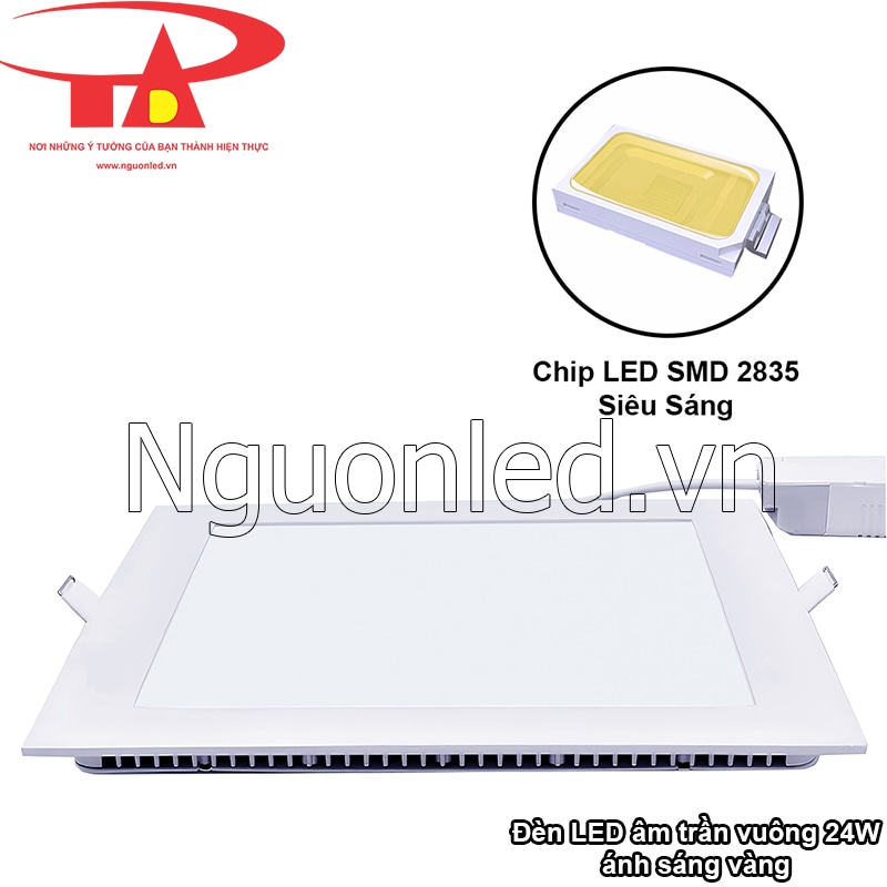 Chip led SMD 2835 hiện đại cho ánh sáng vàng ấm áp, dễ chịu