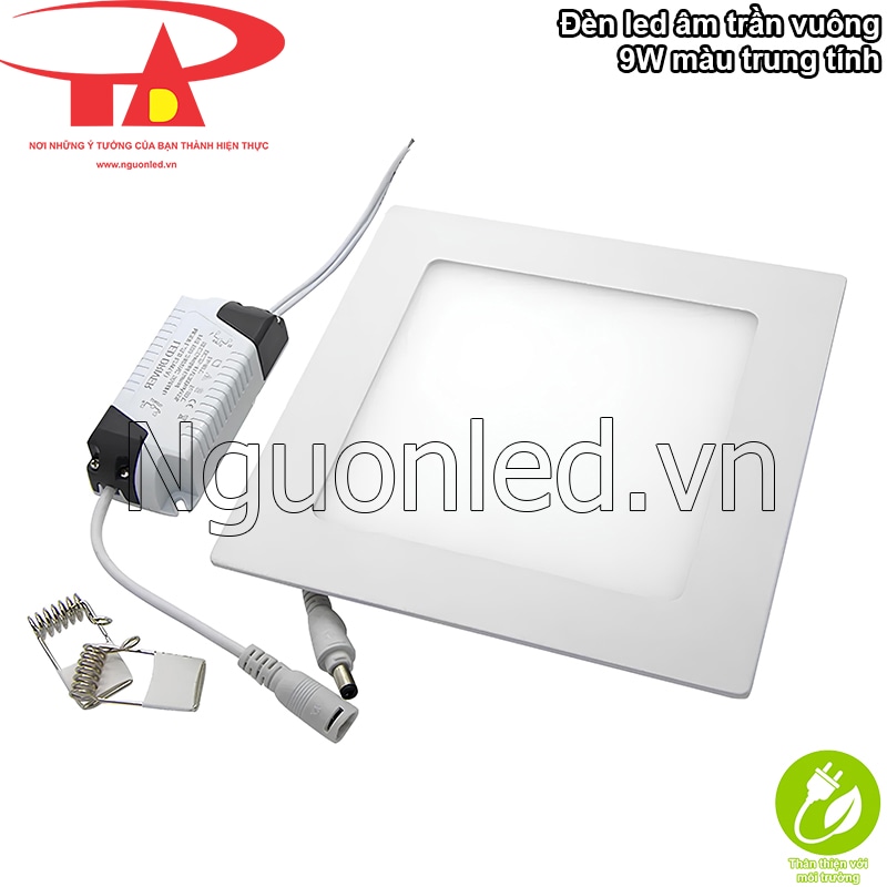 Đèn LED âm trần trung tính, thân thiện môi trường