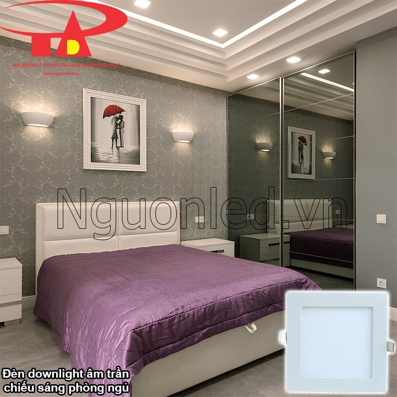 Giấc ngủ ngon và sâu hơn với đèn downlight 9W cho phòng ngủ