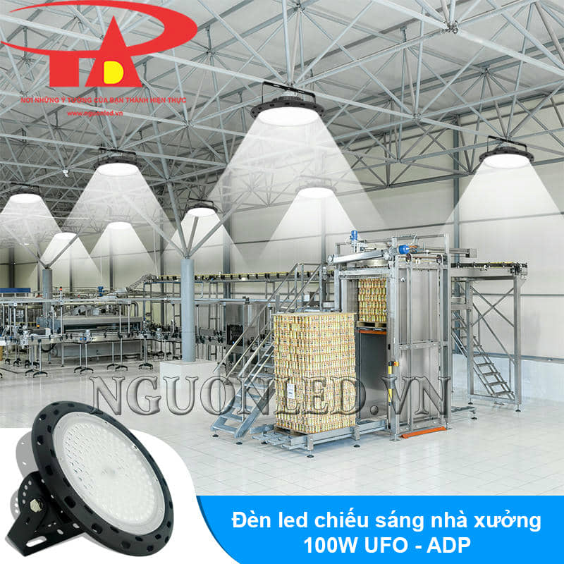 Đèn led chiếu sáng nhà xưởng 100W