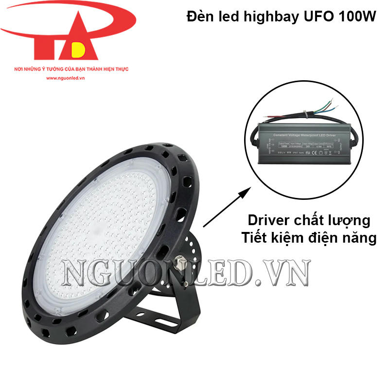 Đèn nhà xưởng tiết kiệm điện nhờ driver cao cấp