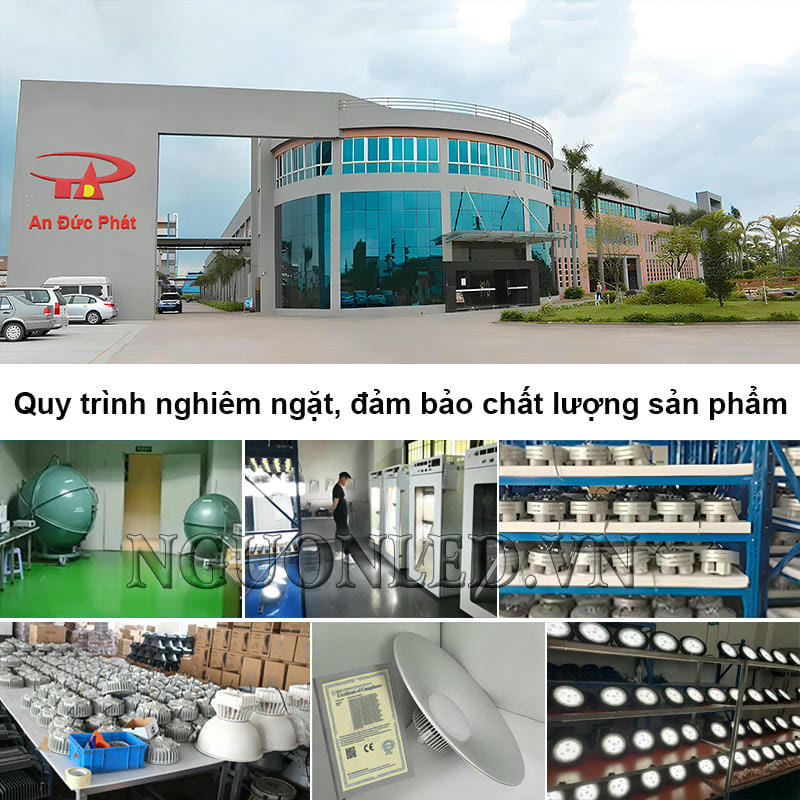 An Đức Phát - Đơn vị cung cấp đèn led nhà xưởng chất lượng, đảm bảo an toàn