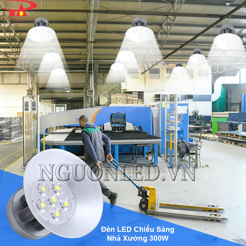 Đèn led chiếu sáng nhà xưởng 300W tiết kiệm điện