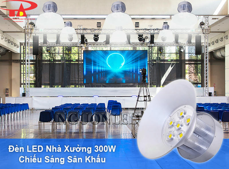 Đèn led nhà xưởng 300W chiếu sáng hoàn hảo cho sân khấu, sự kiện