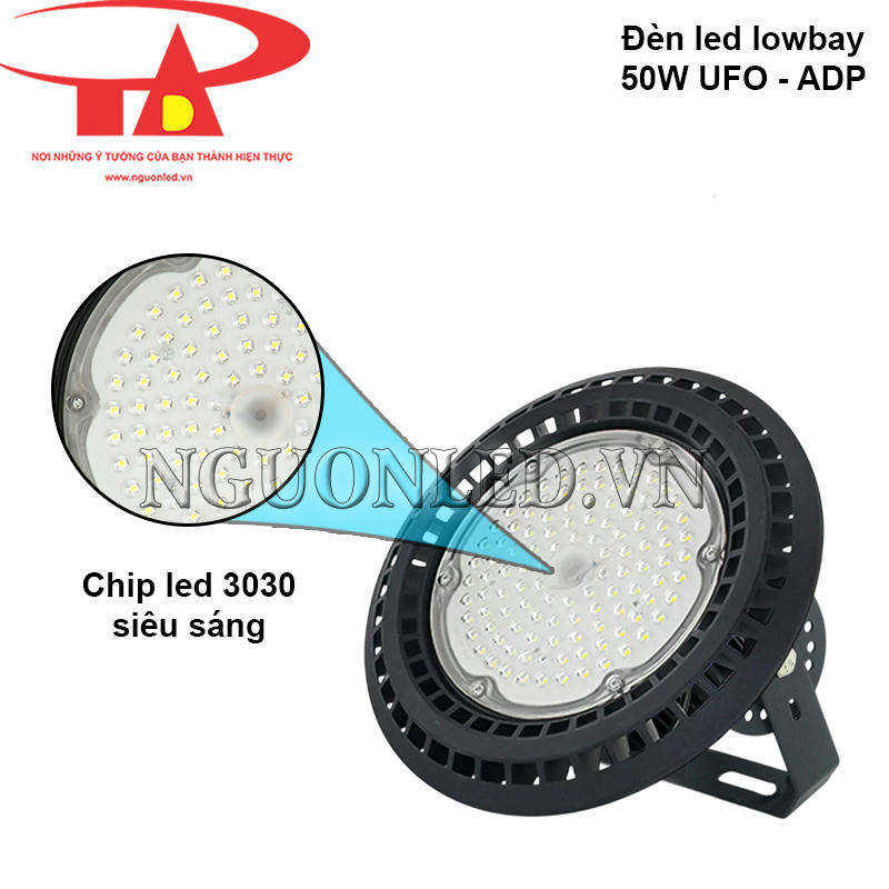 Chip led SMD 3030 Lumileds giúp đèn nhà xưởng 50W UFO chiếu sáng mạnh mẽ
