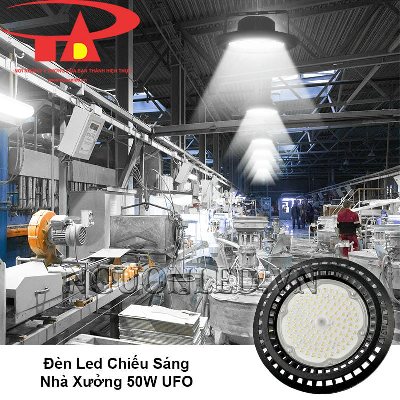 Đèn nhà xưởng 50W dùng cho khu vực sản xuất