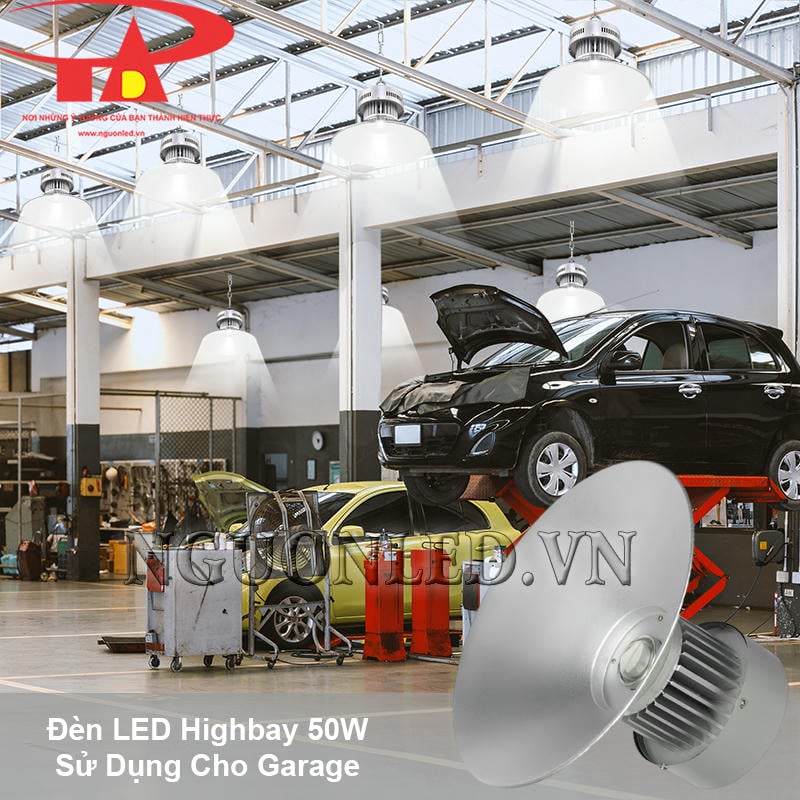 Đèn led gắn nhà xưởng 50W chiếu sáng chuyên dụng cho garage