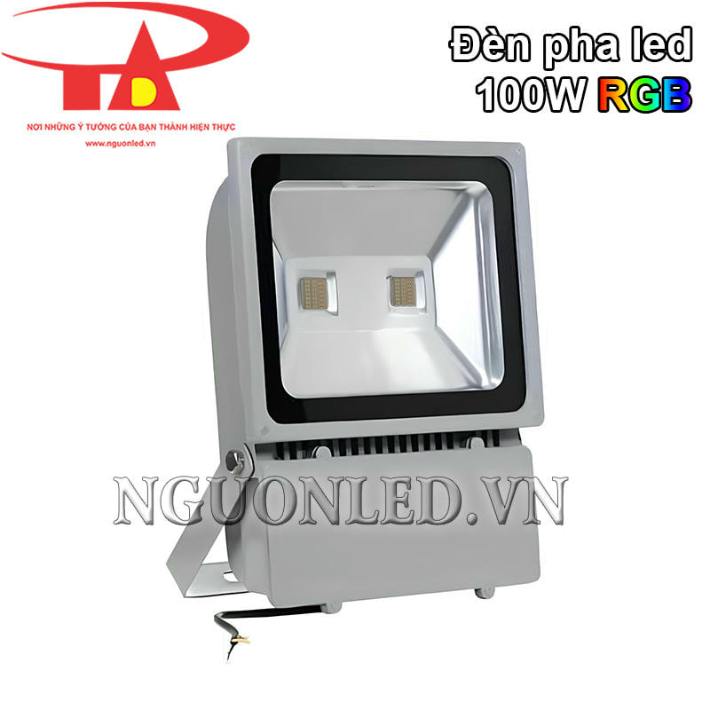 Đèn led pha 100W nhiều màu cao cấp