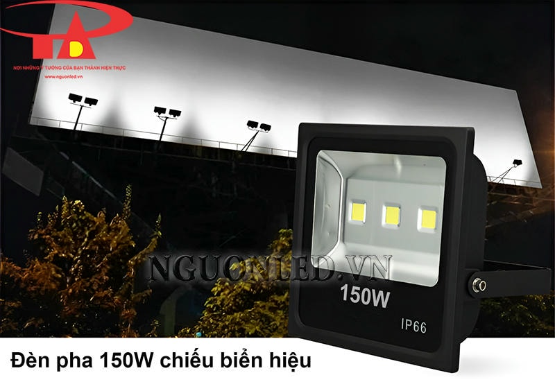 Đèn pha 150W chiếu biển hiệu ngoài trời