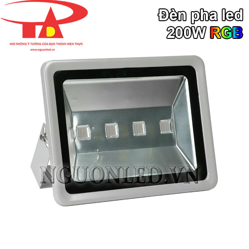 Đèn led pha 200W đủ màu cao cấp