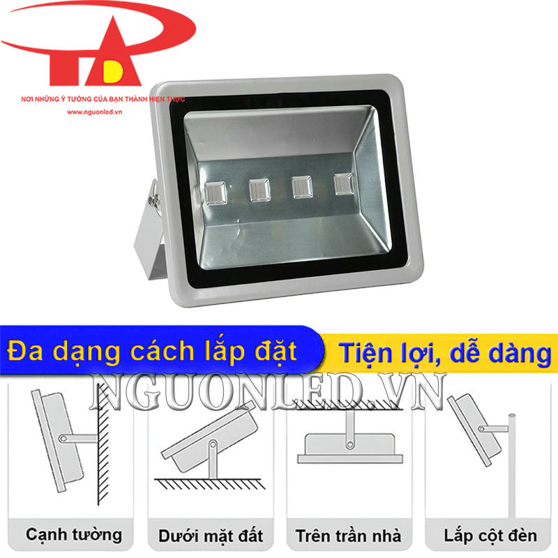 Đèn pha đổi màu 200W đa dạng cách thi công