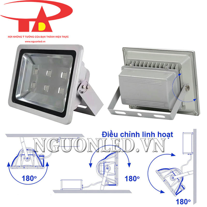 Đèn pha đổi màu 300W loại tốt, điều chỉnh 180 độ