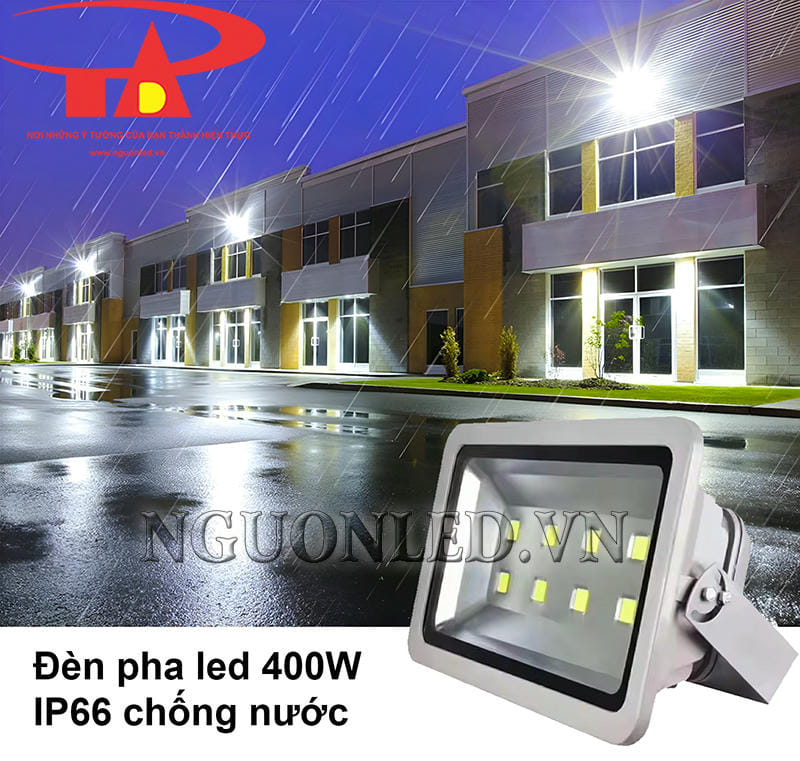 Đèn led pha 400W chống nước dùng cho khu dân cư