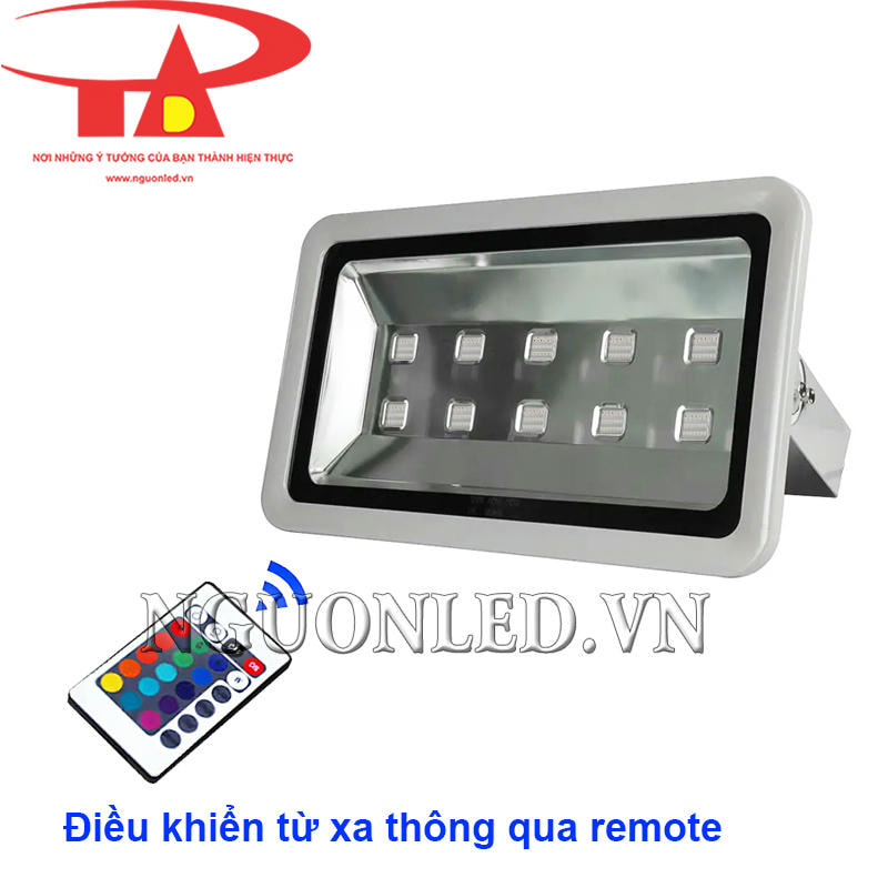 Đèn led pha 500W RGB điều khiển từ xa bằng remote