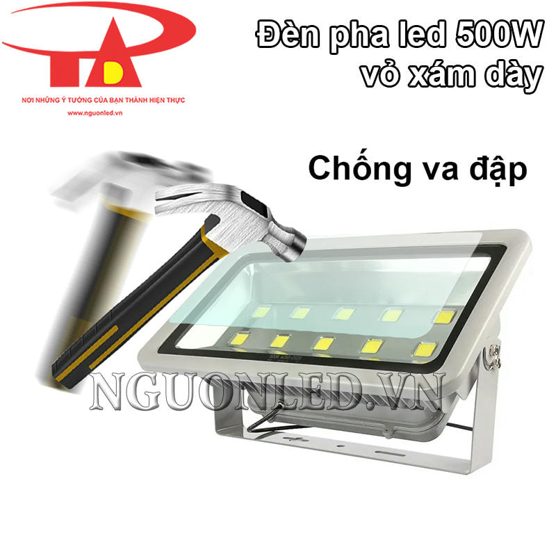 Đèn pha 500W mặt kính chống va đập