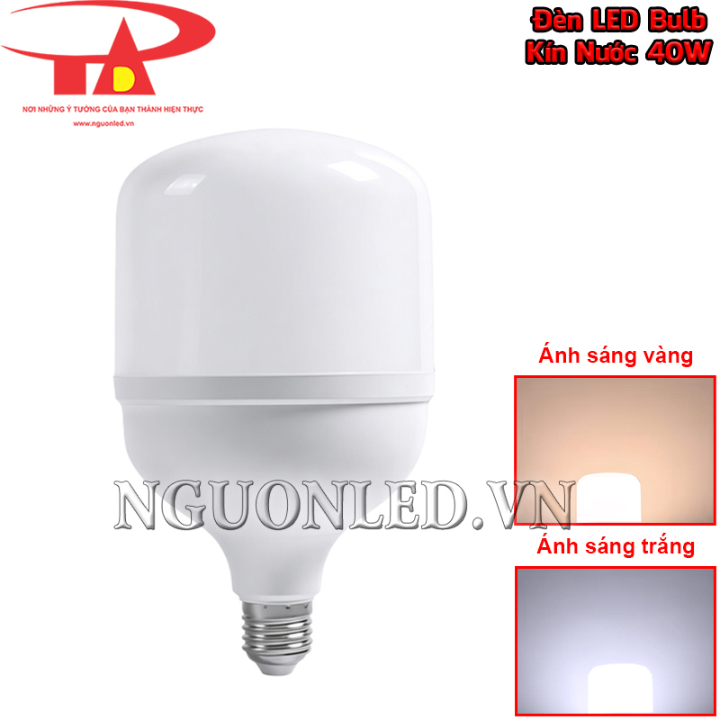 Đèn LED búp kín nước 40W có hai tùy chọn phiên bản ánh sáng theo không gian