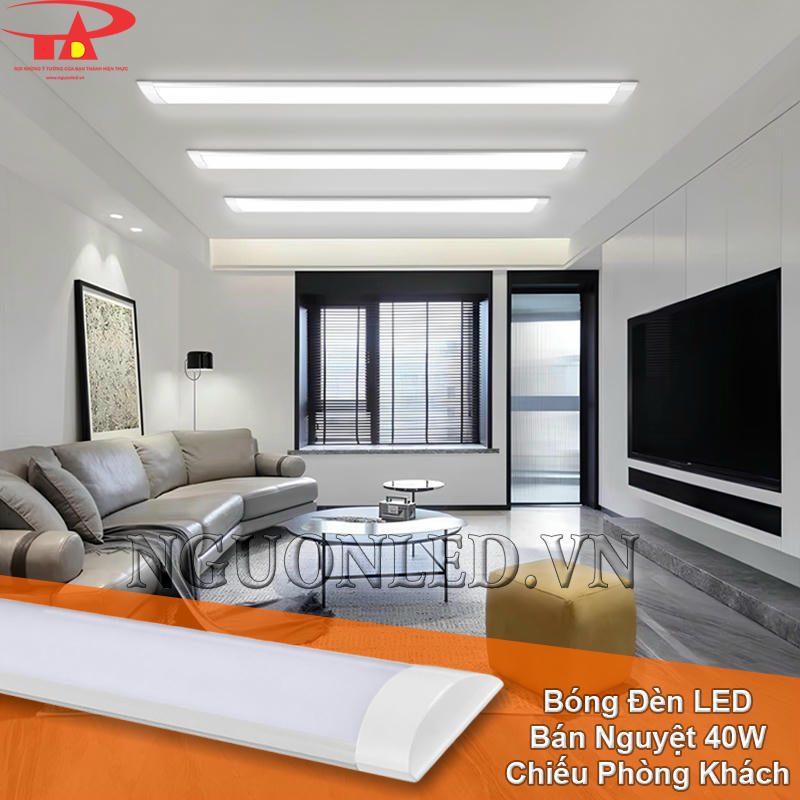 Bóng đèn LED bán nguyệt 40W cho không gian phòng khách sáng sủa hơn
